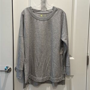 Gray Long Sleeve Sweatshirt